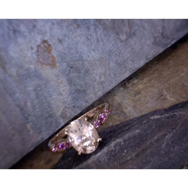 14KR Morgqanite Ring Vulcan's Forge LLC KANSAS CITY, MO