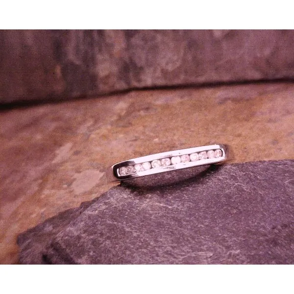 White Gold Diamond Wedding Band Vulcan's Forge LLC KANSAS CITY, MO