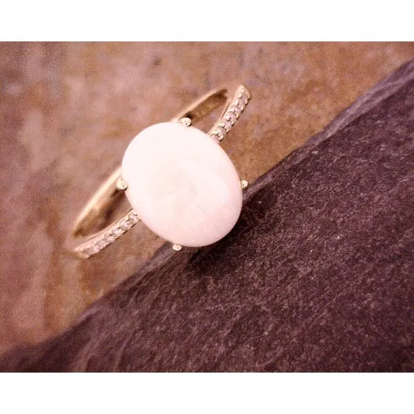 Opal and Diamond Ring Vulcan's Forge LLC KANSAS CITY, MO
