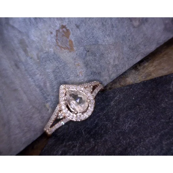 10KR Morganite and Diamond Ring Vulcan's Forge LLC KANSAS CITY, MO
