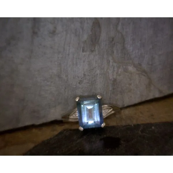 10KYW Blue Topaz W Dia Accents Vulcan's Forge LLC KANSAS CITY, MO