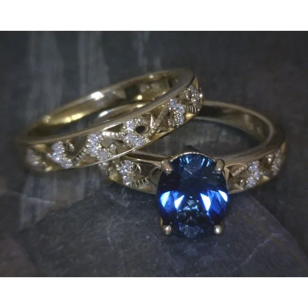 14kyg London B Topaz W Diamond Accents Vulcan's Forge LLC KANSAS CITY, MO
