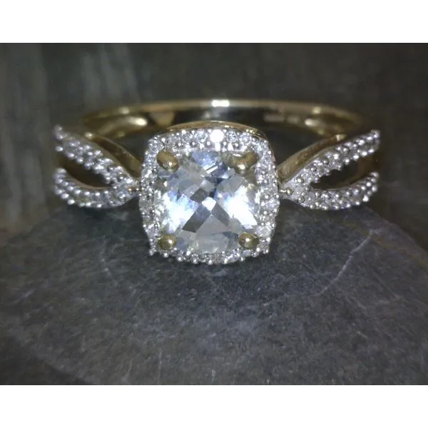 Ascher Aquamarine with Diamonds Vulcan's Forge LLC Kansas City, MO