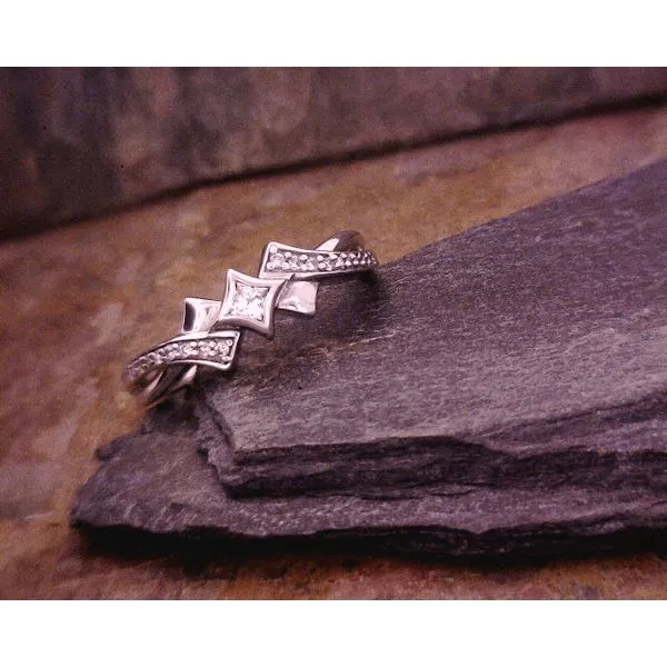 Contemporary Angles Diamond Ring Vulcan's Forge LLC KANSAS CITY, MO