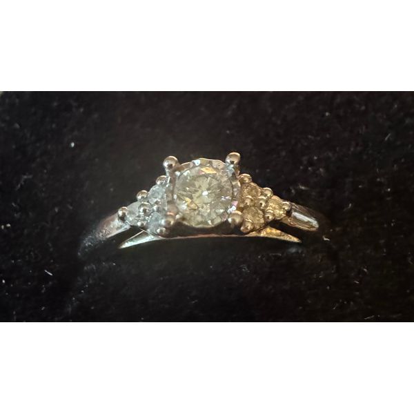 White Gold Diamond Engagement Ring Image 2 Vulcan's Forge LLC KANSAS CITY, MO