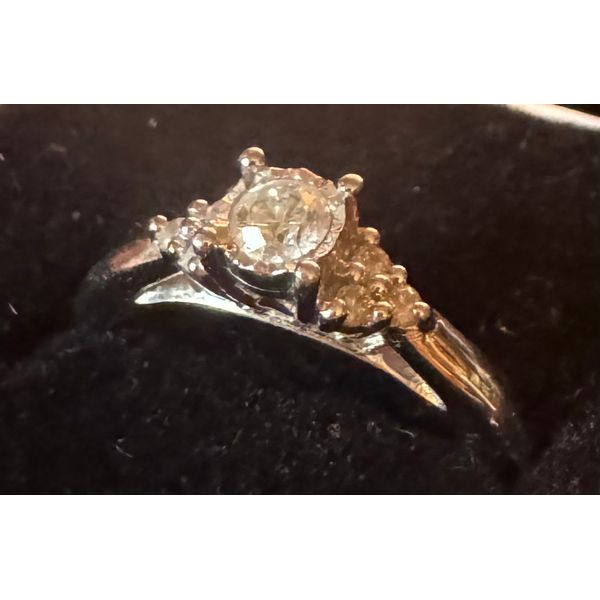 White Gold Diamond Engagement Ring Image 4 Vulcan's Forge LLC KANSAS CITY, MO