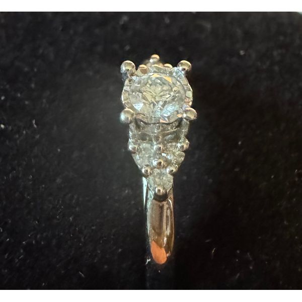 White Gold Diamond Engagement Ring Image 5 Vulcan's Forge LLC KANSAS CITY, MO