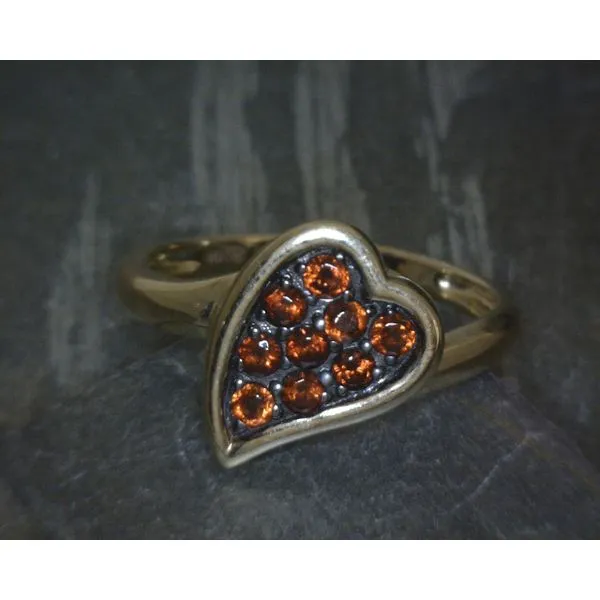 10kyg Heart Shaped W Round Citrine Vulcan's Forge LLC Kansas City, MO