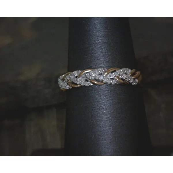 10KR Braided Ring .1ctw Dia 7 Vulcan's Forge LLC KANSAS CITY, MO