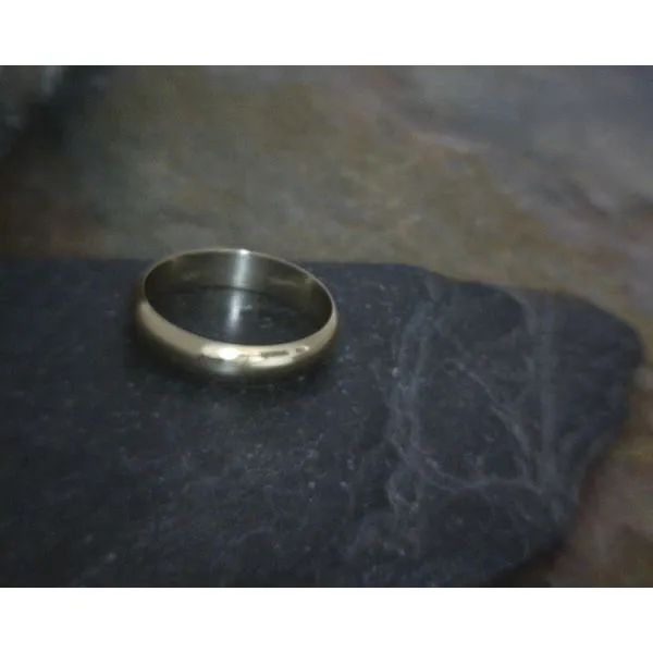 10kt Yellow Gold Half Round Band Vulcan's Forge LLC Kansas City, MO