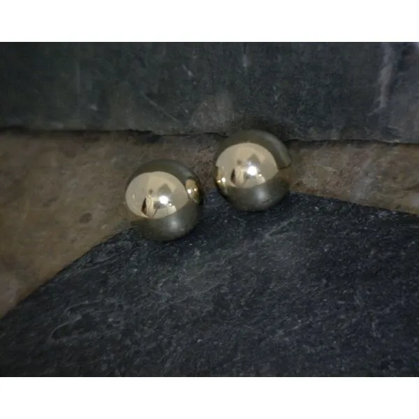 14K Yellow 8mm Gold Ball Post Vulcan's Forge LLC Kansas City, MO