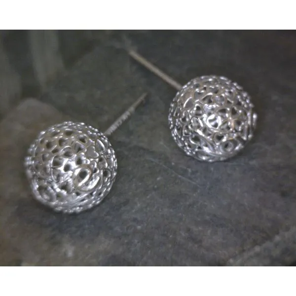 14KWG Mesh Ball Earrings Vulcan's Forge LLC KANSAS CITY, MO