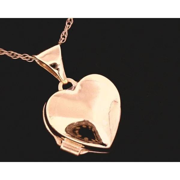 14K Yellow Heart Shaped Locket Vulcan's Forge LLC KANSAS CITY, MO