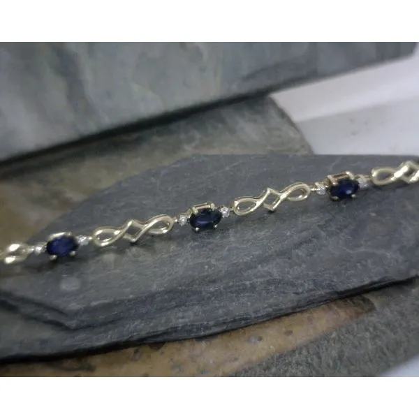 14K Yellow Gold with Sapphires and Diamonds Vulcan's Forge LLC KANSAS CITY, MO