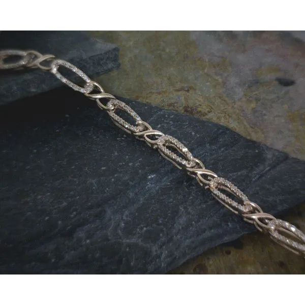 10ktrg 0.40ctw Diamond Tennis Bracelet 7