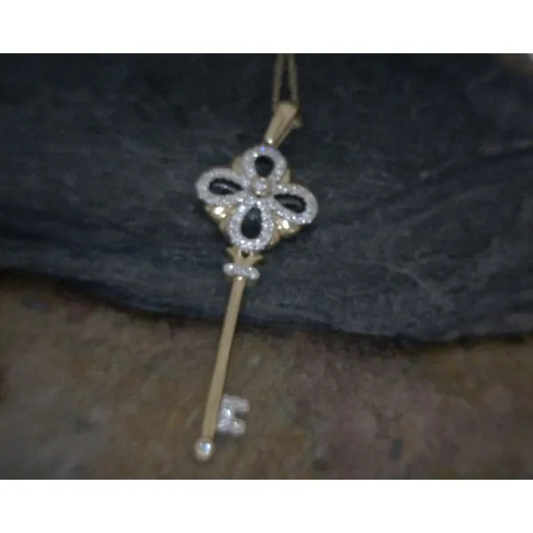 10K Yellow Gold .25ctw Diamond Key Necklace Vulcan's Forge LLC KANSAS CITY, MO