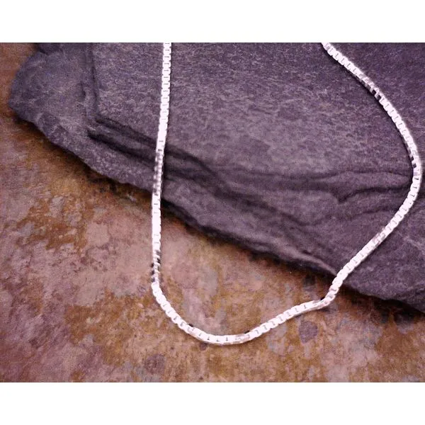 Sterling Box Chain1.1mm 18