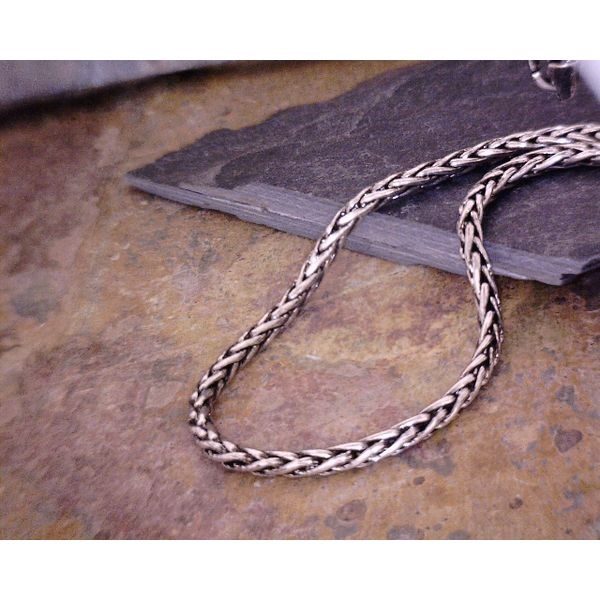 Sterling Oxidized Wheat 2.15mm 18