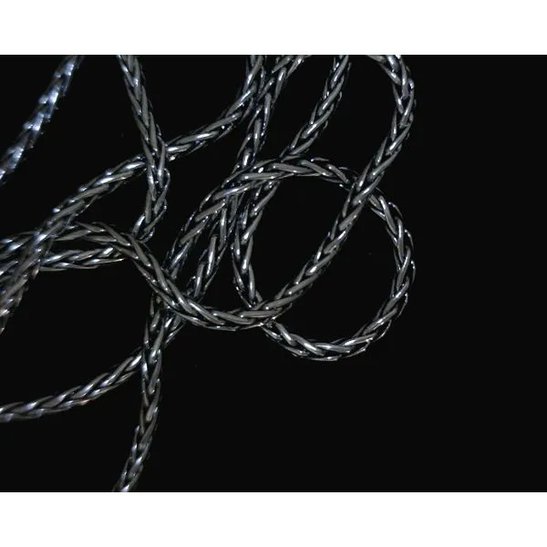 Sterling Silver oxidized wheat chain Vulcan's Forge LLC KANSAS CITY, MO