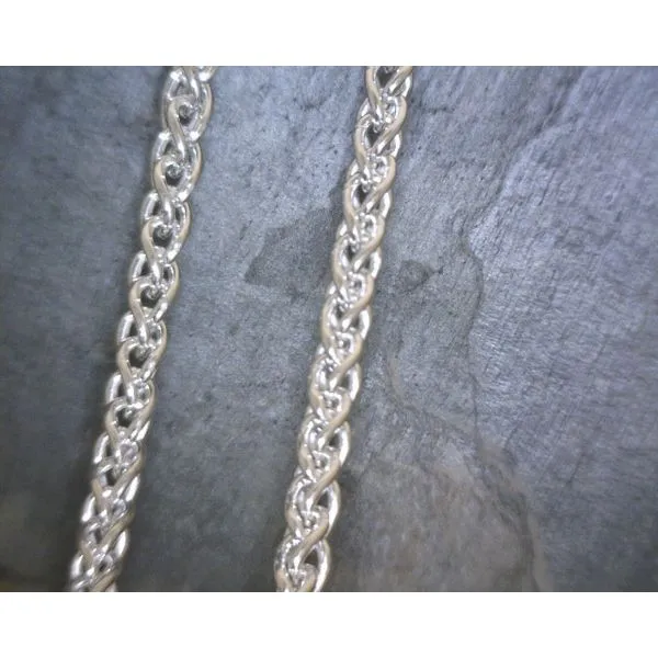 Sterling 6-Sided Curb Chain 5.4mm 22