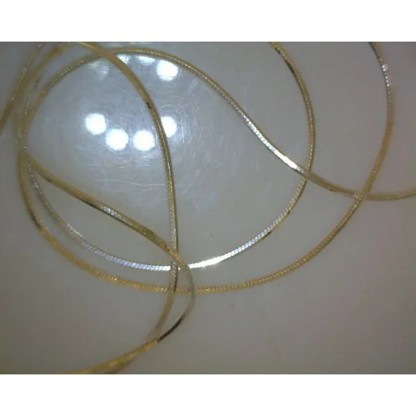 Sterling 8-Sided Snake Chain 1mm 24