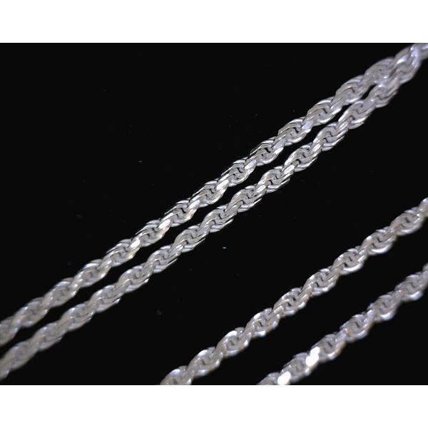 Sterling Rope Chain 2.2mm 18