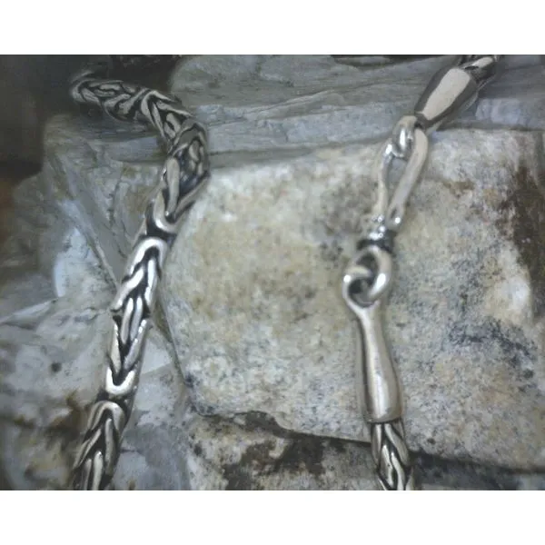 Sterling Oxidized Byzantine 2.5mm Chain Vulcan's Forge LLC KANSAS CITY, MO