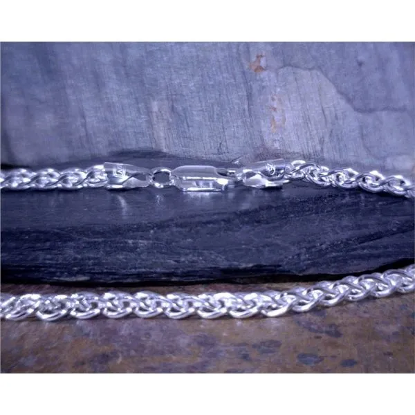 Sterling Silver Wheat Chain Vulcan's Forge LLC Kansas City, MO