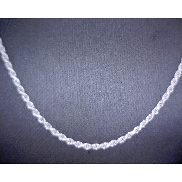 Sterling Silver Rope Chain 1.7mm 22