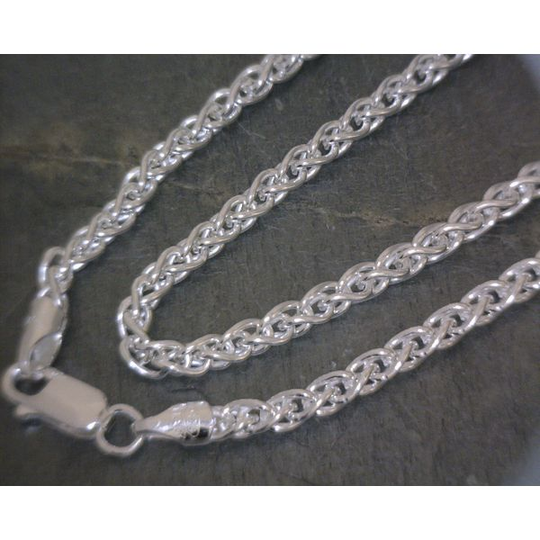 SS Round Wheat Chain 3.4mm 30