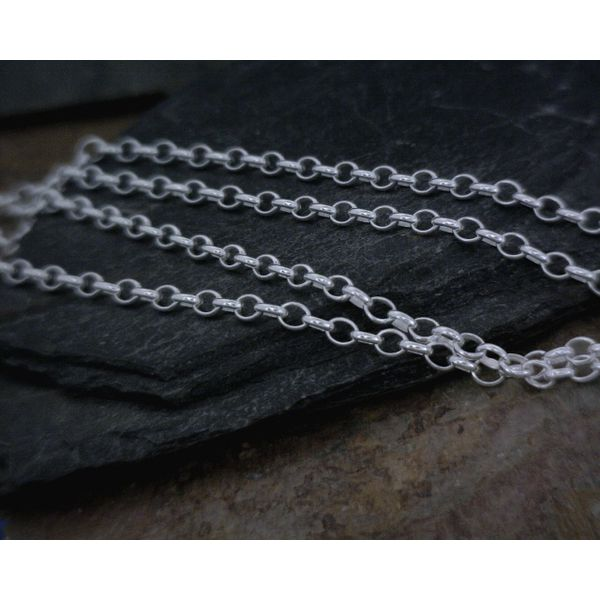 Sterling Silver Rolo Chain 2.1mm Vulcan's Forge LLC Kansas City, MO