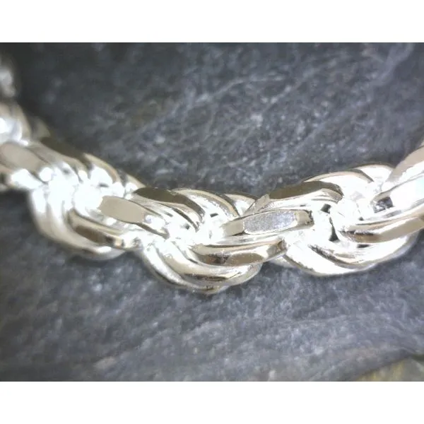 SS Solid Rope Diamond Cut Chain Vulcan's Forge LLC KANSAS CITY, MO