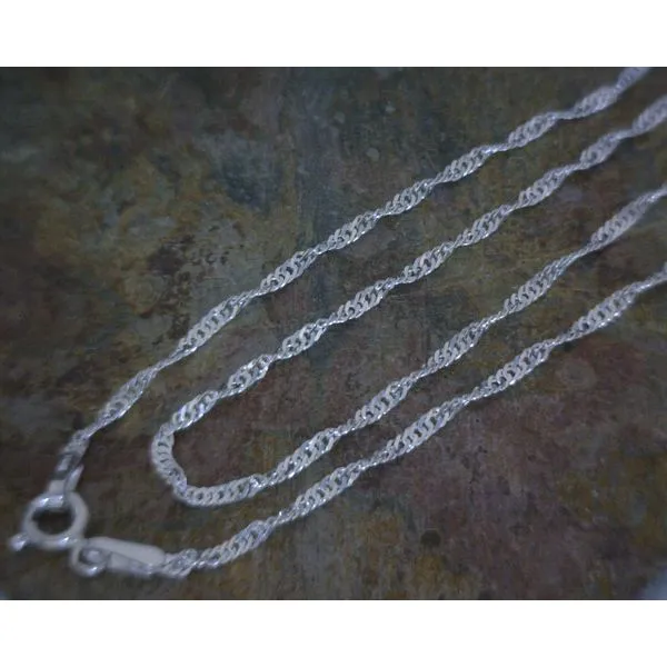 Sterling Silver 1.8mm Singapore Vulcan's Forge LLC KANSAS CITY, MO