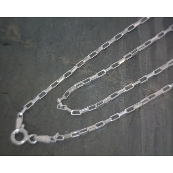 Sterling Silver 1.7mm Long Box 18in Vulcan's Forge LLC KANSAS CITY, MO