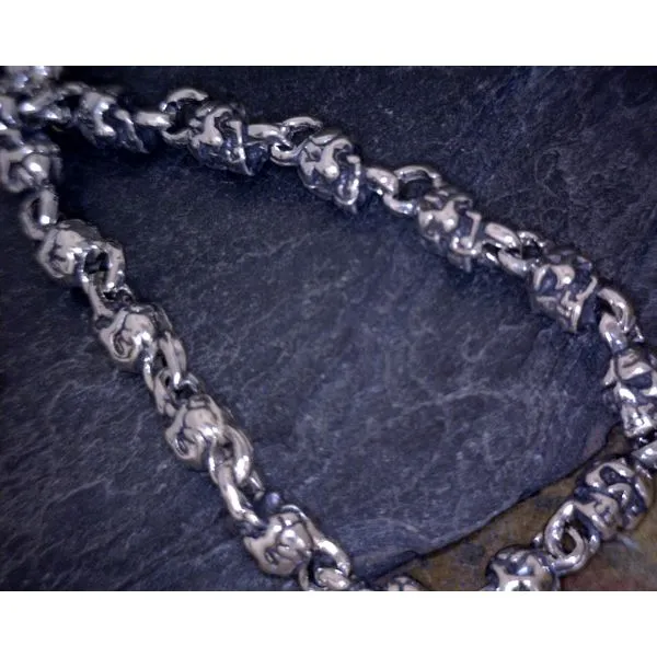 Sterling Dia de los Muertos Chain 20