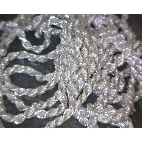 SS Solid Rope Diamond Cut Chain Vulcan's Forge LLC Kansas City, MO