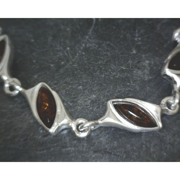 Sterling Multi-stone Amber Marquis Swing Setting Vulcan's Forge LLC KANSAS CITY, MO