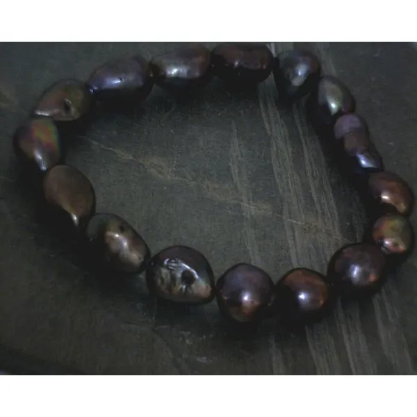 SS White Fresh Water Pearl Beaded Bracelet Vulcan's Forge LLC KANSAS CITY, MO