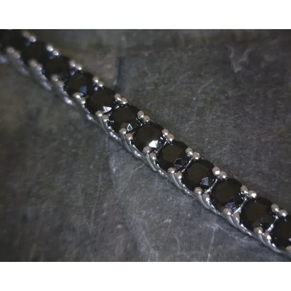 SS Black Spinal Tennis Bracelet Vulcan's Forge LLC KANSAS CITY, MO