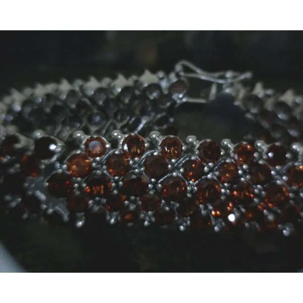 SS Garnet Multi-Stone Bracelet Vulcan's Forge LLC KANSAS CITY, MO