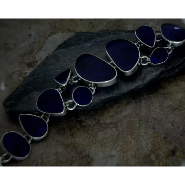 SS Purple Abalone Bracelet Vulcan's Forge LLC Kansas City, MO