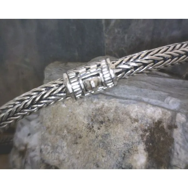 Sterling Fancy Oxidized Link 5mm Bracelet Vulcan's Forge LLC KANSAS CITY, MO