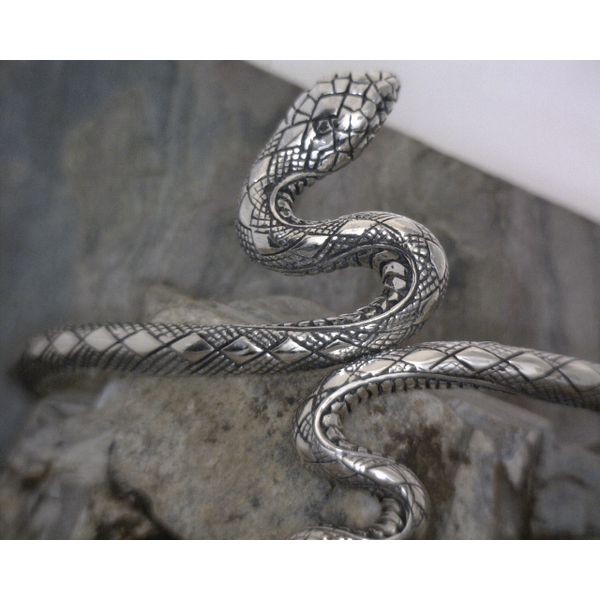 Sterling Silver Snake Bracelet Vulcan's Forge LLC Kansas City, MO