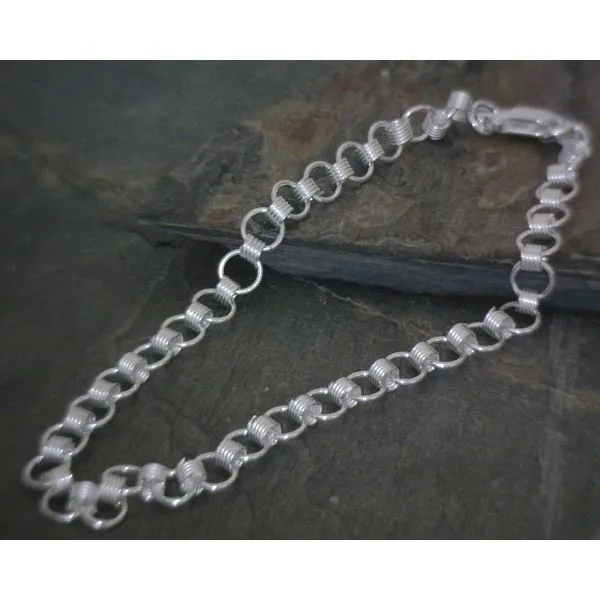 SS Small Chain Link 4.5 MM Bracelet Vulcan's Forge LLC KANSAS CITY, MO