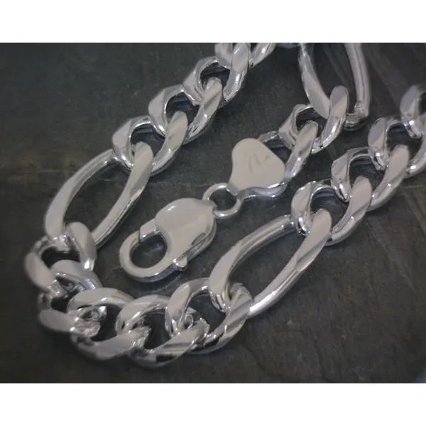 SS Figaro 11mm Bracelet Vulcan's Forge LLC KANSAS CITY, MO
