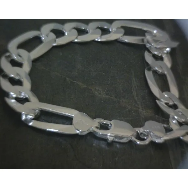 SS Flat Figaro Bracelet 8.5'' Vulcan's Forge LLC KANSAS CITY, MO