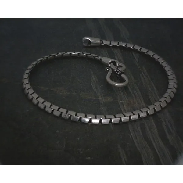 SS Flat W Hook Clasp Bracelet Vulcan's Forge LLC KANSAS CITY, MO