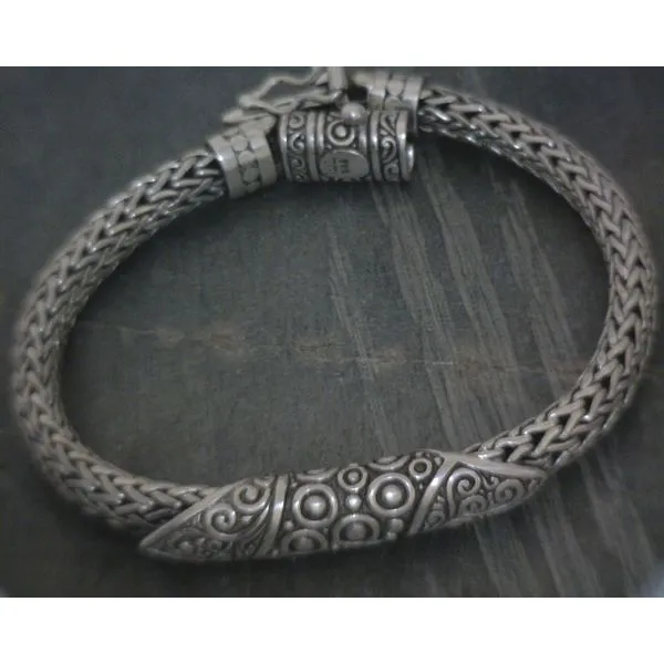 SS Woven Tulang Naga Bracelet Vulcan's Forge LLC KANSAS CITY, MO