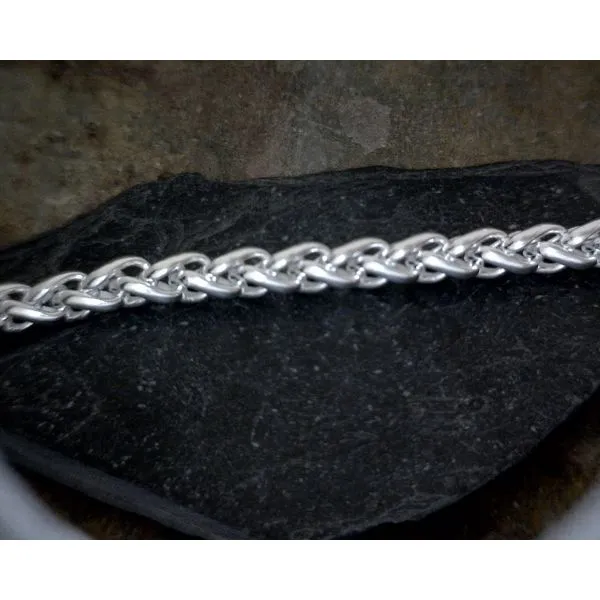 Sterling Wheat Bracelet 5.1mm Vulcan's Forge LLC Kansas City, MO
