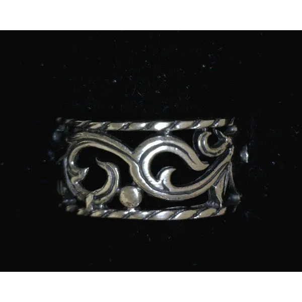 Sterling Silver Leaf Ring Vulcan's Forge LLC Kansas City, MO